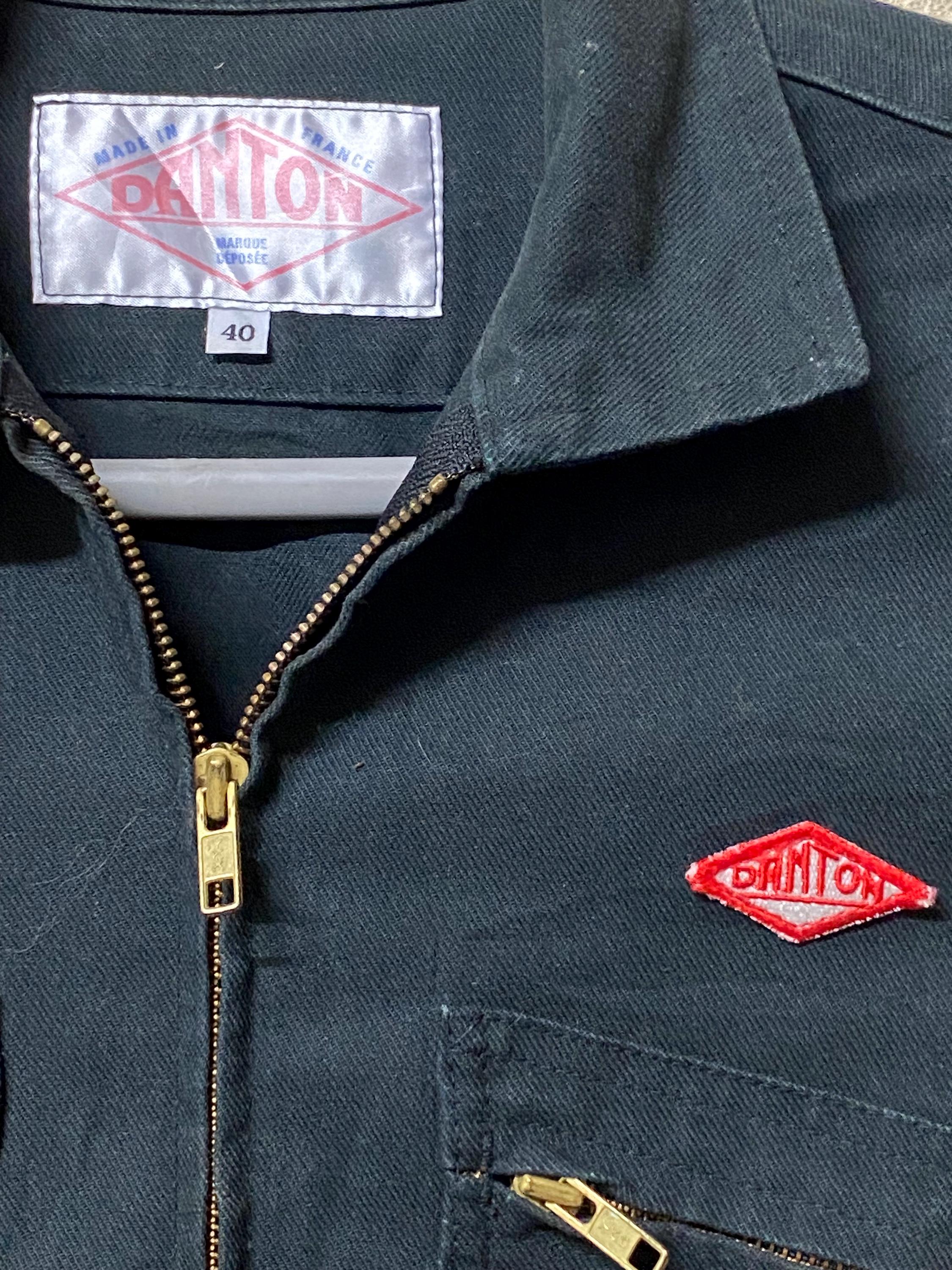 Danton Worker Zipper Jacket Made in France Short Sleeve Size 40 - Etsy