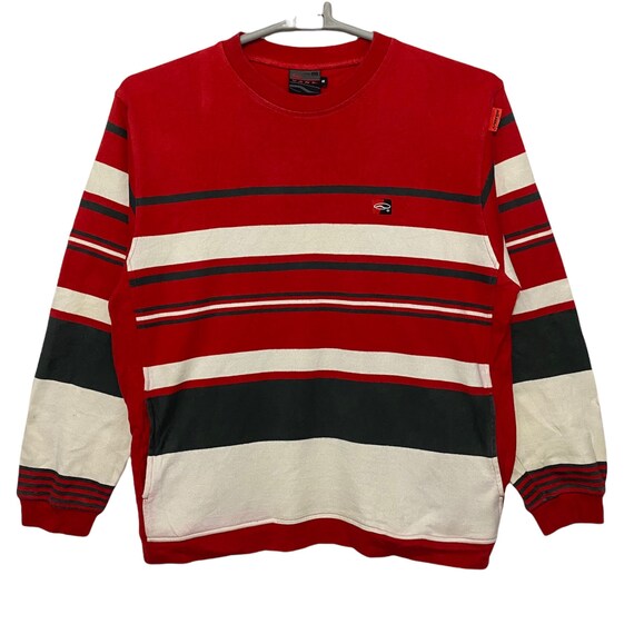 90年代ヴィンテージ VANS スケートボードストライプ スウェット