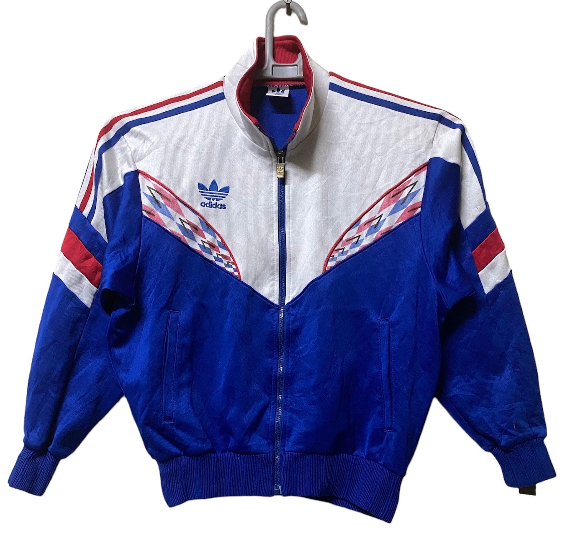 Vintage 80s Adidas Track Jacket Made in Japan Blue Colour M Vintage 80s Adidas Track Jacket Made in Japan Blue Colour M