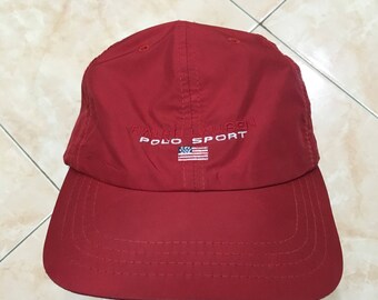 Vintage 90s Polo Sport by Ralph Lauren Big Logo Hat Cap
