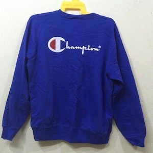 Champion Sweatshirt XL Größe blaue Farbe