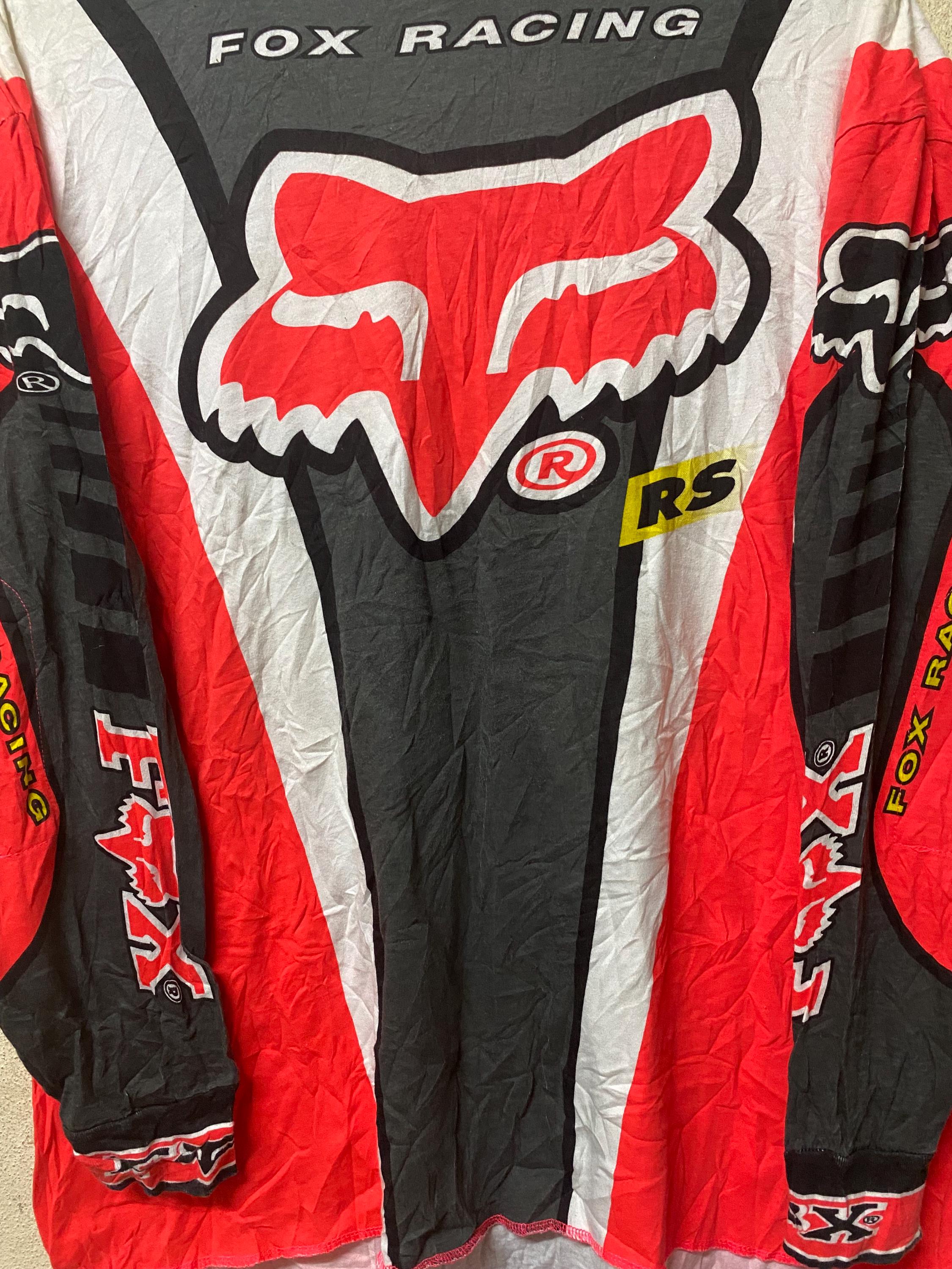 ヴィンテージ 90年代 Fox Racing シャツ チーム モトクロス moto-X