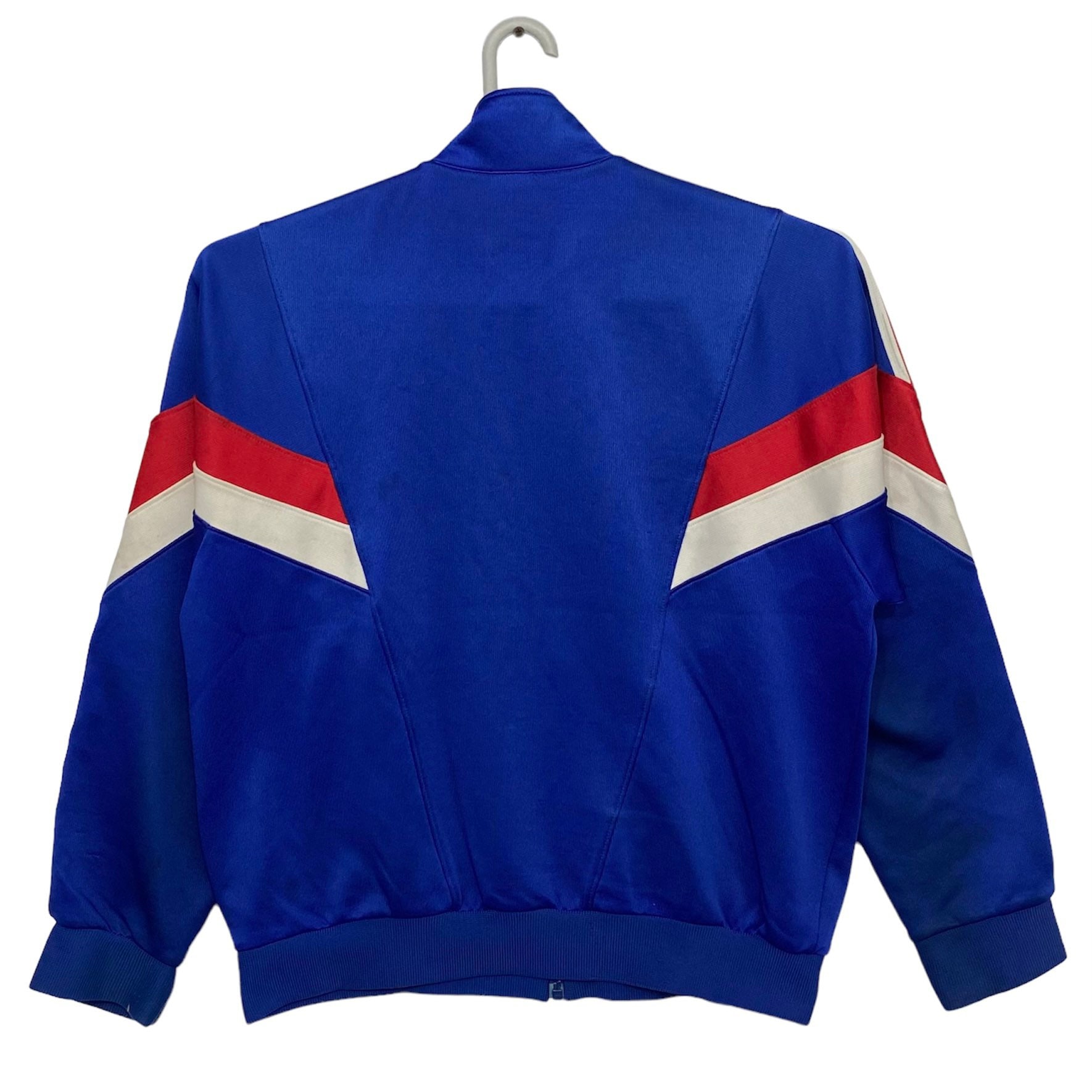 Vintage 80s Adidas Track Jacket Made in Japan Blue Colour M Size