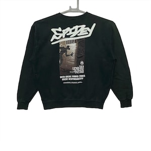 Vintage Universal Studio Japan Spiderman  sweatshirt black little faded colour missing tag