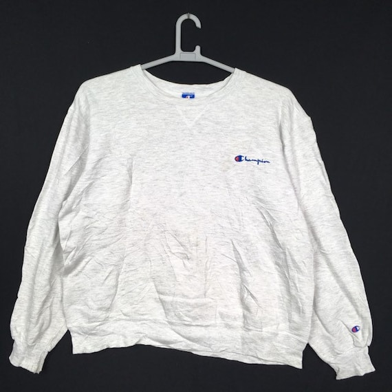 Vintage Champion Embroidery Sweatshirt XL size