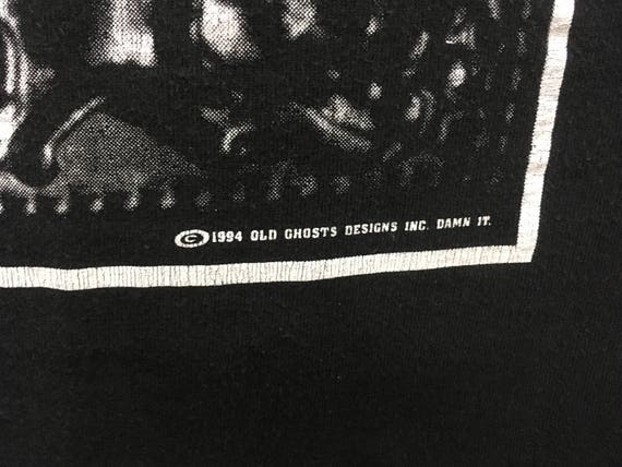 90s Old Ghost Design shirt skateboard Rikki Rocke… - image 3