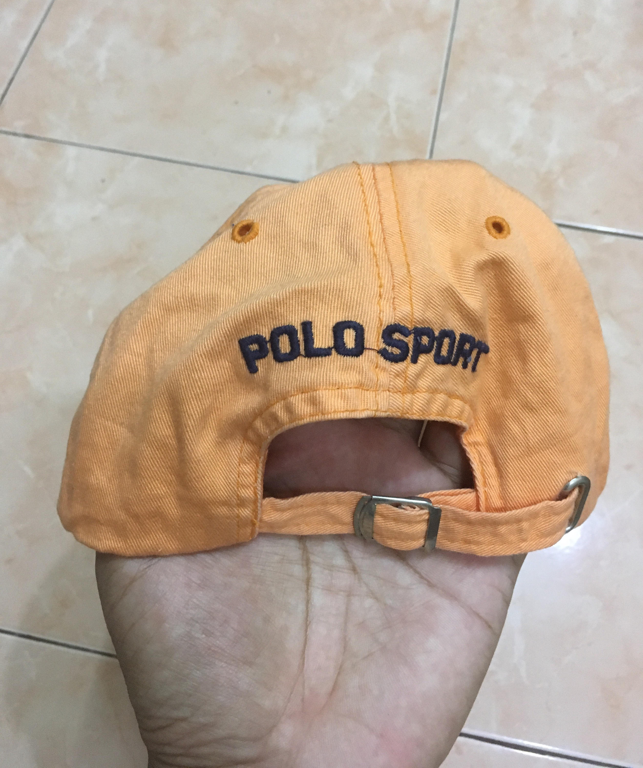 Vintage 90s Polo by Ralph Lauren Hat Cap Spell Out Big Logo
