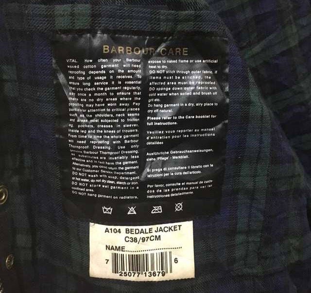 BARBOUR Bedale Wax Jacket Made in England - Etsy BARBOUR Bedale Wax Jacket Made in England - Etsy