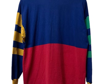 Vintage 90s Canterbury of New Zealand Ugly Colour Block