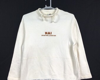 Vintage 90s HAI Sporting Gear Issey Miyake Big Logo Sweatshirt
