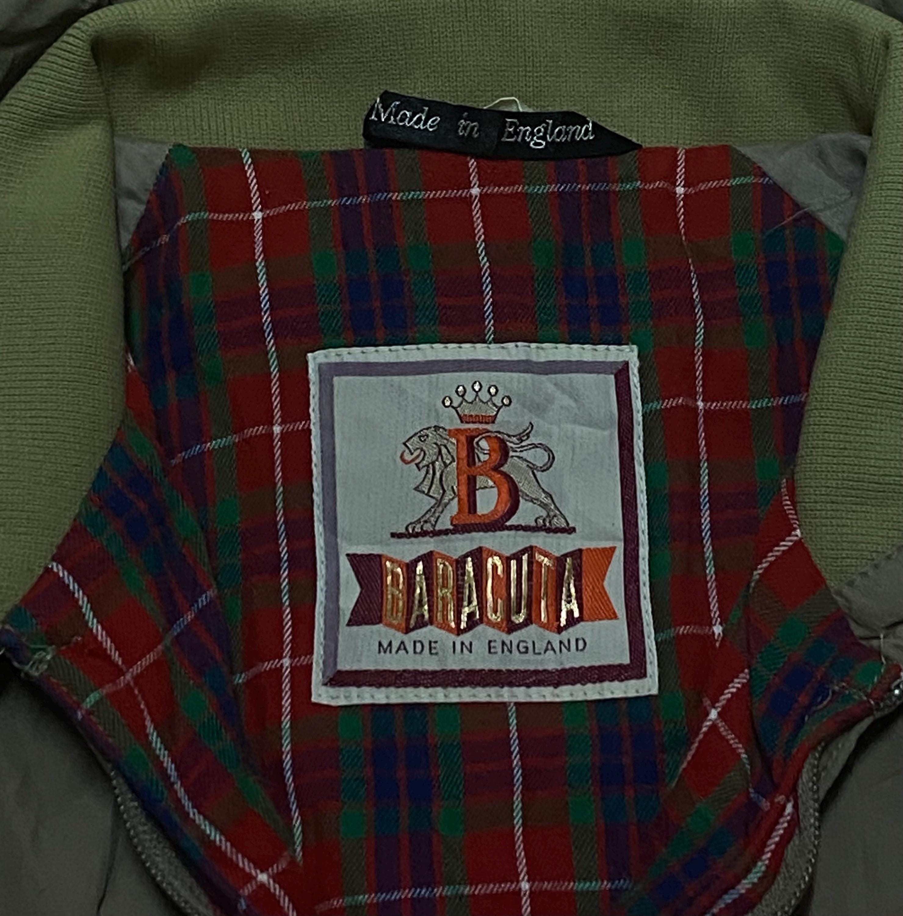 Vintage 80s G9 Baracuta Harrington Jacket Made in England Brown