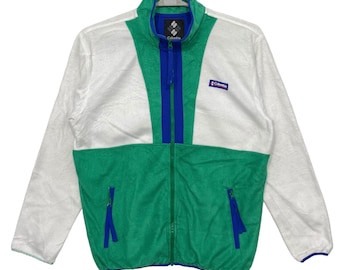 Vintage Columbia Outdoor Jacket 2XL Green Womens Zip Snap - Etsy