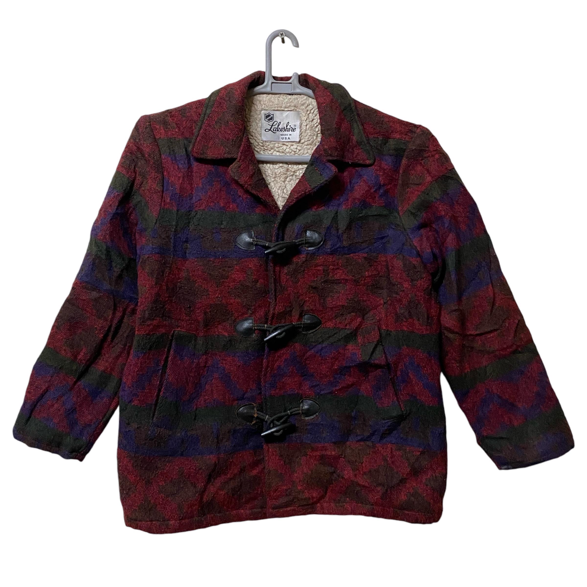 WOOLRICH ジャケット コート ヴィンテージ MADE IN USA 40s 50s Vintage Woolrich Coat, Red and Black Mackinaw Plaid