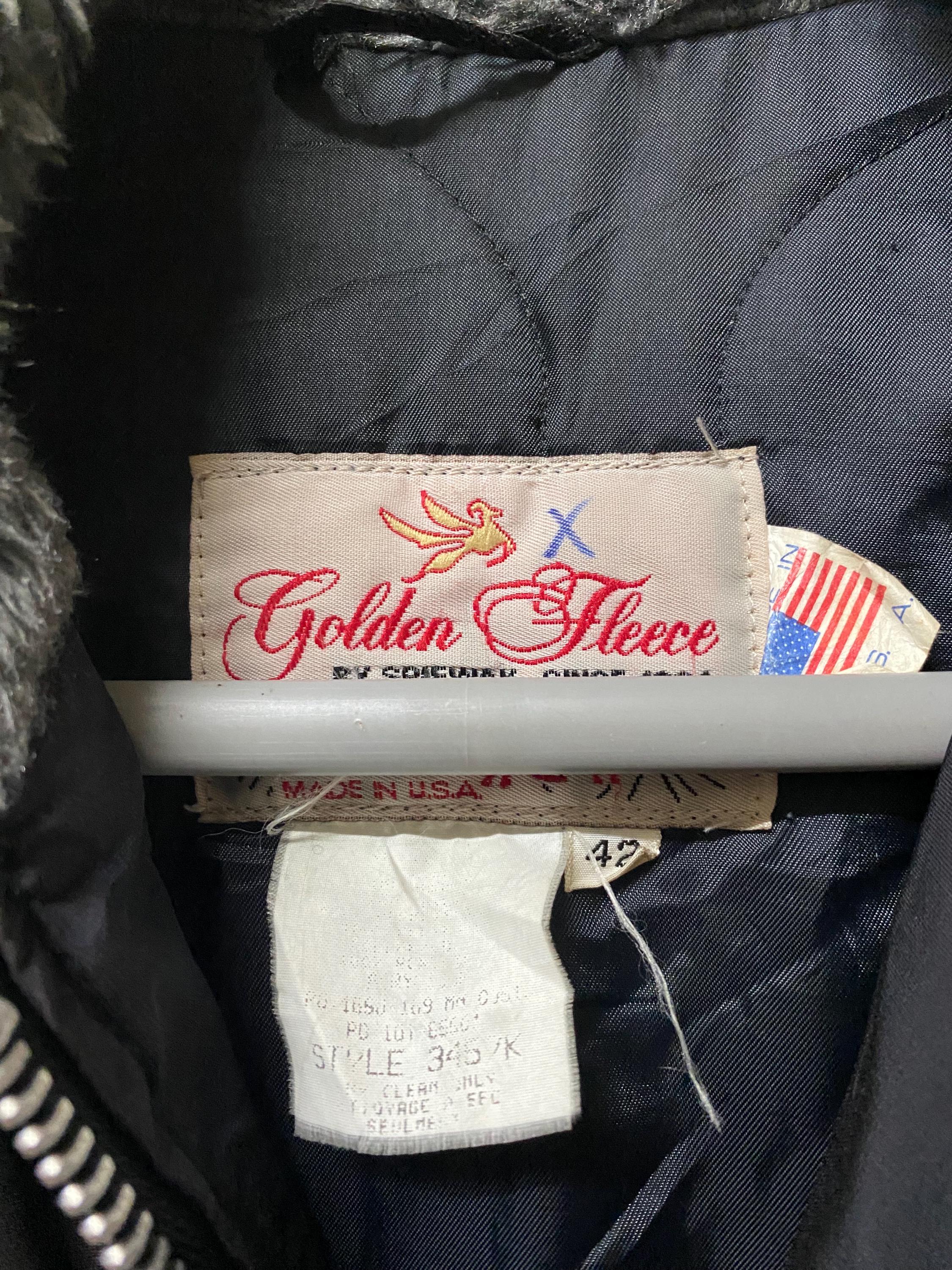 Vintage USN Deck Jacket Golden Fleece by Spiewak Size 42 Usa Made