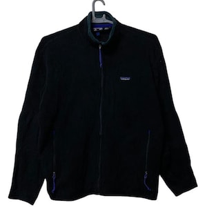 Vintage PATAGONIA Polartec fleece jacket Large size made in usa