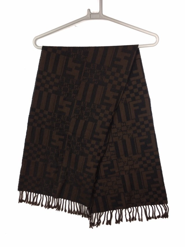 Monogram FENDI 小物 Scarf HK FENDI | Grey - Scarf FF Italy in Made 小物
