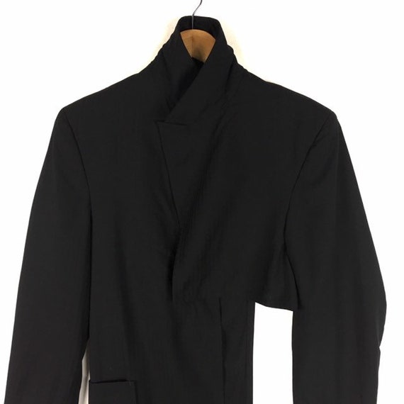 Yohji Yamamotoアシンメトリー ロングジャケット　新品未使用タグ付 希少なヴィンテージY's Yohji Yamamoto アシンメトリーロング