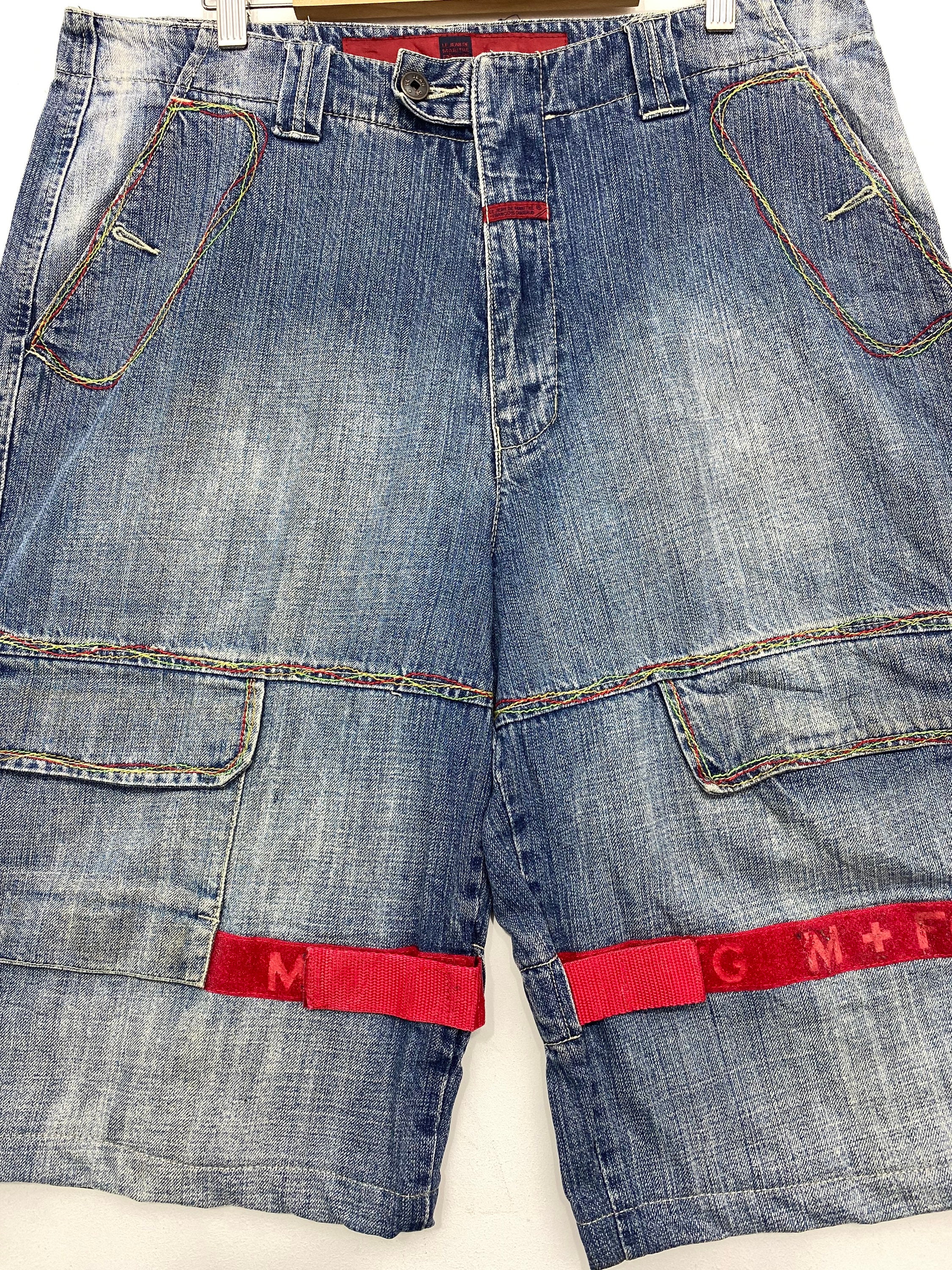 Vintage 90's Marithe Francois Girbaud Men Strap Shorts Pant - Etsy