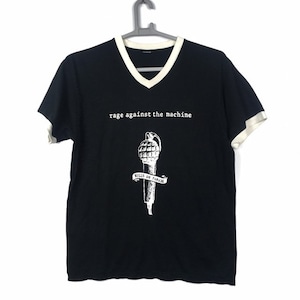 ミュージシャン RAGE AGAINST THE MACHINE TEE / 90S 1990's RAGE Against the Machine Vintage Rare 1992 Tour