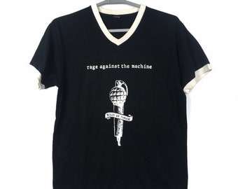 ミュージシャン 90'S RAGE AGAINST THE MACHINE T-SHIRTS 1990's RAGE Against the Machine Vintage Concert 99 Tour Rare 90's