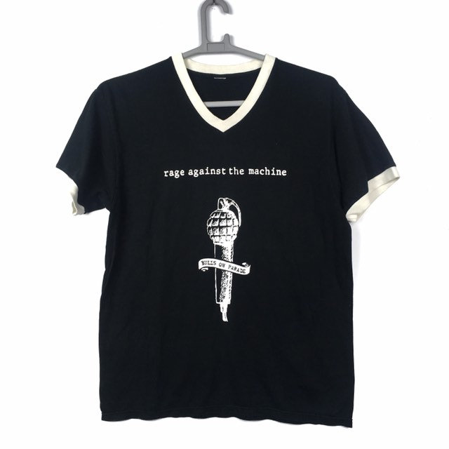 99s レイジアゲインストザマシン コピーライト入 Tシャツ L