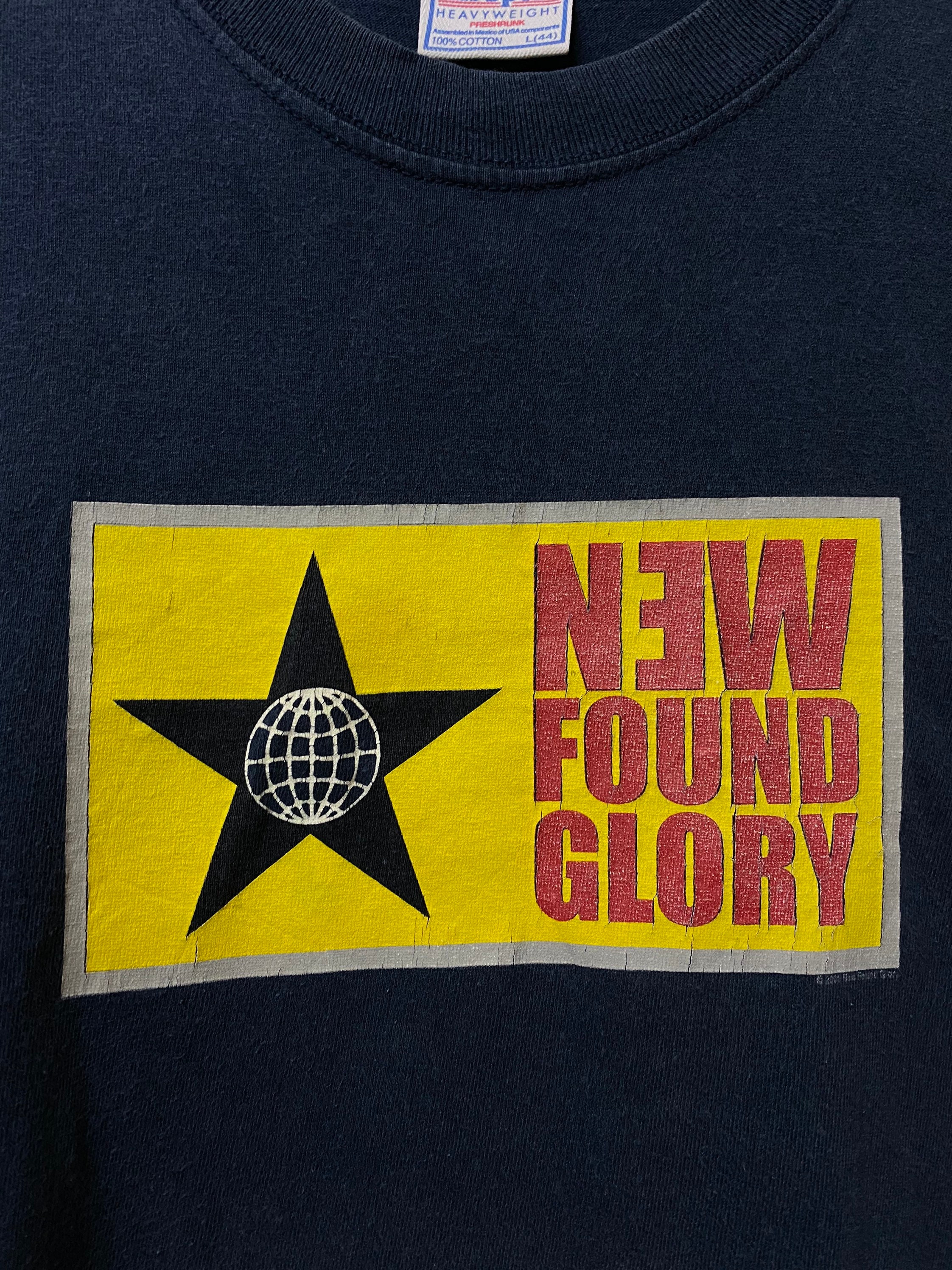 Vintage New Found Glory T Shirt / Punk Rock Harcore Tee Blue