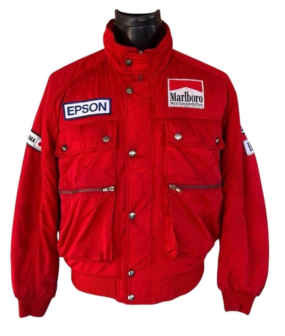 TEAM YAMAHA S/S ブルゾン レッド Lサイズ 90年代前半　レア TEAM YAMAHA S/S ブルゾン レッド Lサイズ 90年代前半 レア TEAM