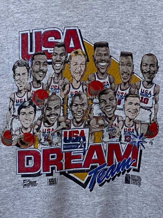 Vintage 80s USA Basketball Dream Team Crewneck Big Logo Vintage 80s USA Basketball Dream Team Crewneck Big Logo