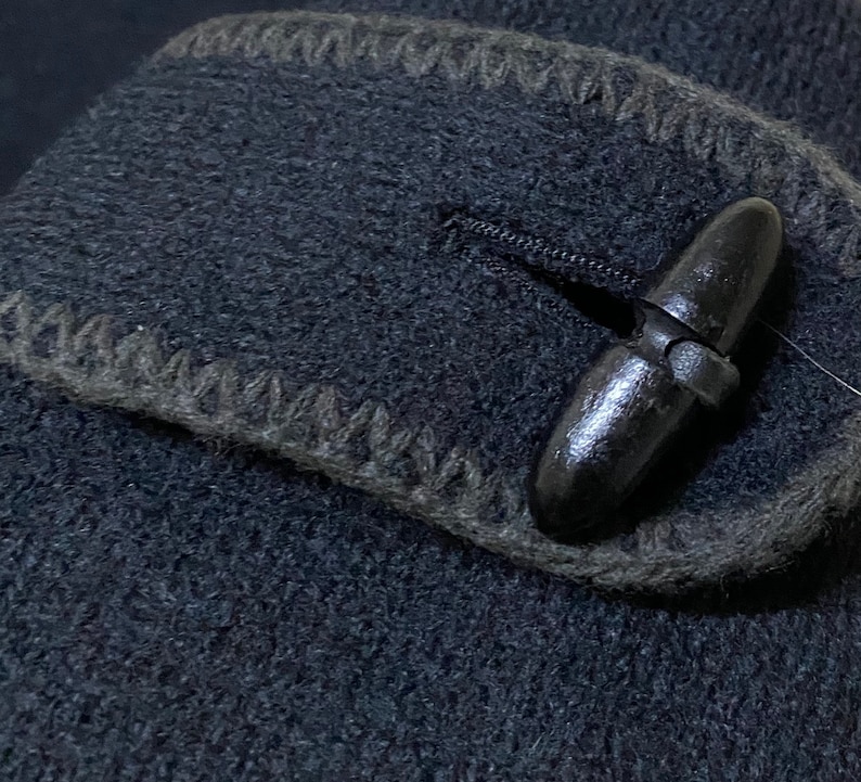 Hysteric Glamour wool hoodie jacket black colour