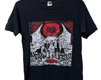 Vintage Napalm Death Scum Tour T-shirt Sponsor by Cutty Shirt