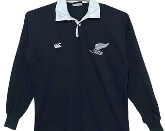 Vintage 90s Canterbury of New Zealand Rugby Jersey Jonah Lomu Ccc