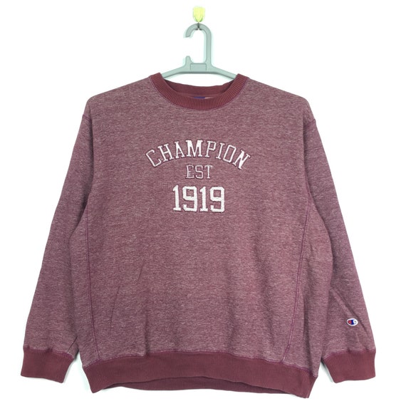 Vintage Champion Embroidery Sweatshirt XL size - image 1