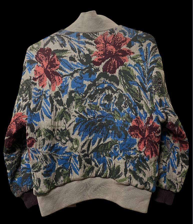 80s ISSEY MIYAKE Bomber Floral Jacket Made in Japan Medium Size - Etsy