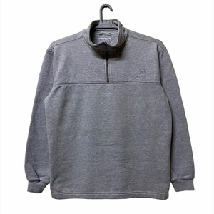Vintage Carhartt small logo half zipper grey colour Medium size