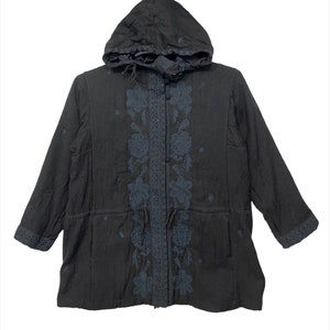 Vintage Haath by Issey Miyake button up hoodie embroidery Size 3 made in japan rare high fashion