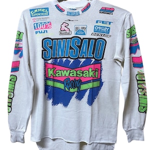 90s ビンテージ SINISALOシニサロ レーシングシャツ モトクロス