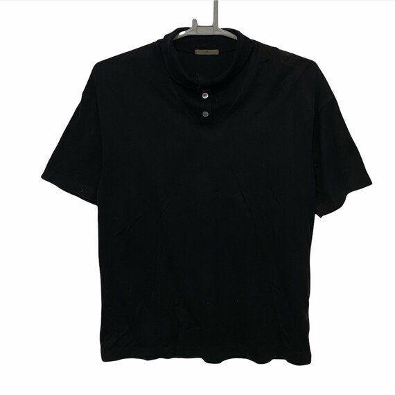 Buy Vintage 90s Yohji Yamamoto Ys Polo Shirt Medium Size Black  