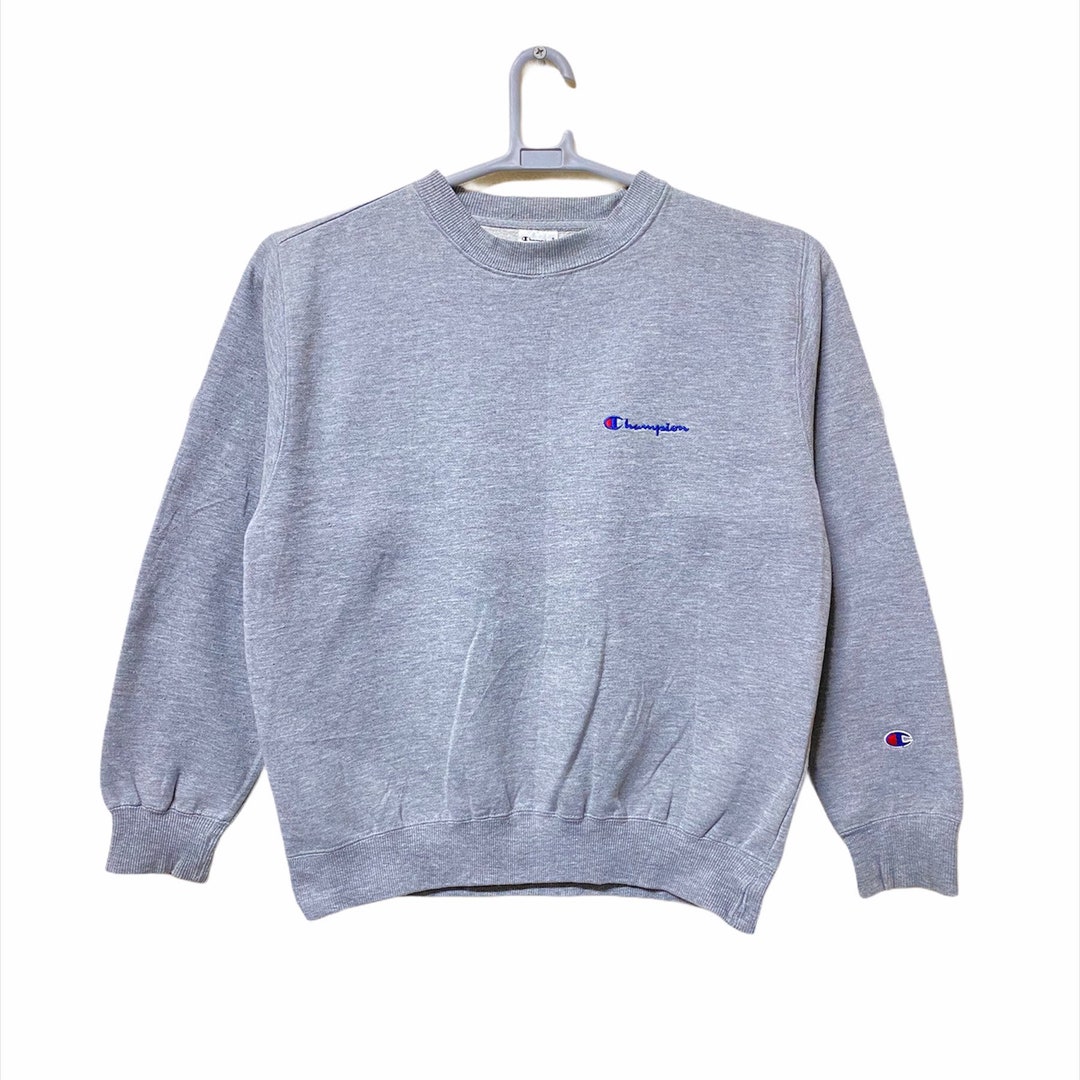 Vintage Champion Crewneck Grauer Champion Sweater Champion Pullis
