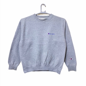 Vintage Champion Crewneck Pullover Zauber Sweatshirt Grau M Größe