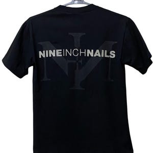 Vintage NIN 90s Nine Inch Nails Rock & Roll Punk Tour Concert Promo shirt medium size