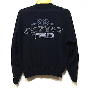 Toyota TRD Toyota Motor Sport Racing Team Sweatshirt zipper jacket  / TOM&#39;S racing / Trd Racing / toyota / toyota Sweater
