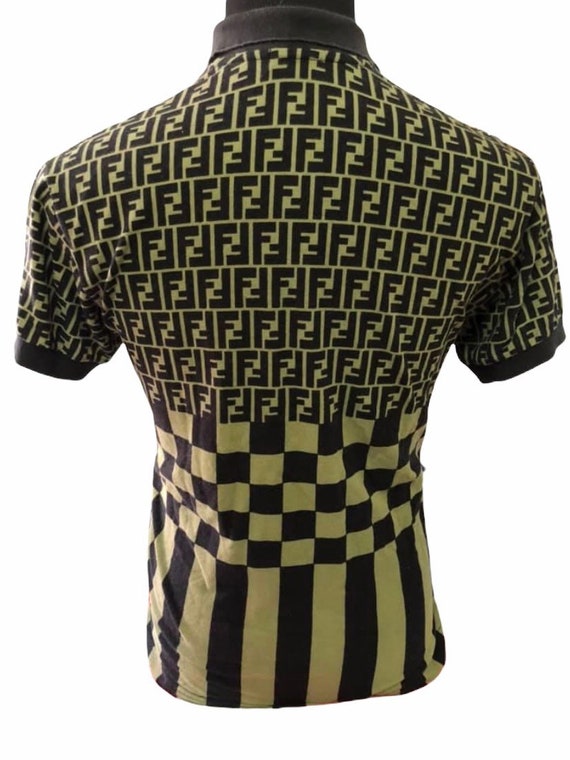 vintage FENDl ズッカ総柄ポロシャツ　美品 美品✨FENDI ズッカ柄 ポロシャツ ヴィンテージ - メルカリ