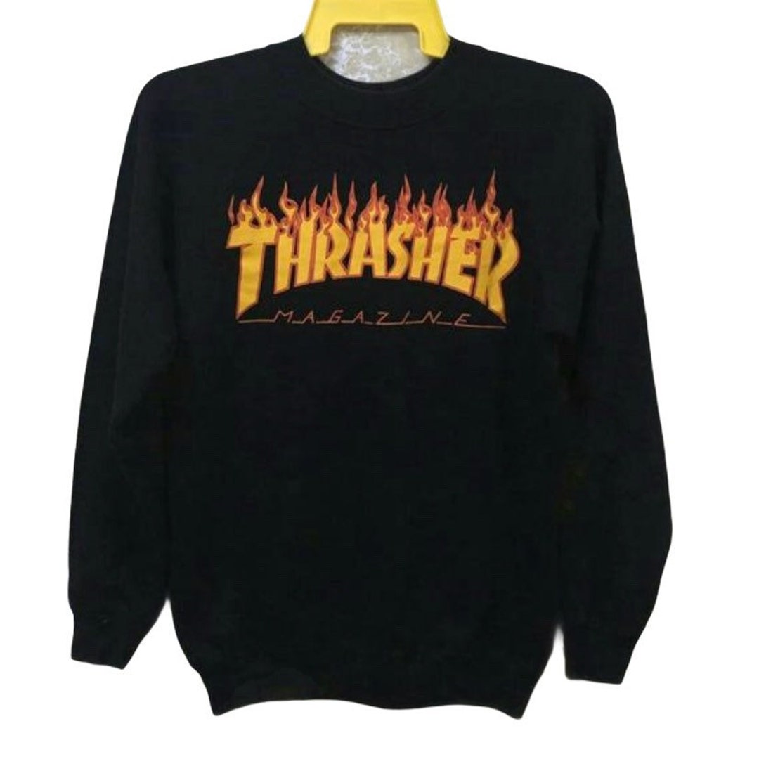 Rare!!! Vintage THRASHER SAN FRANCISCO Skateboard by Hanes