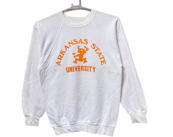 Vintage 80s Arkansas State University sweatshirt M size