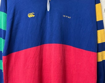 Vintage 90s Canterbury of New Zealand Ugly Colour Block