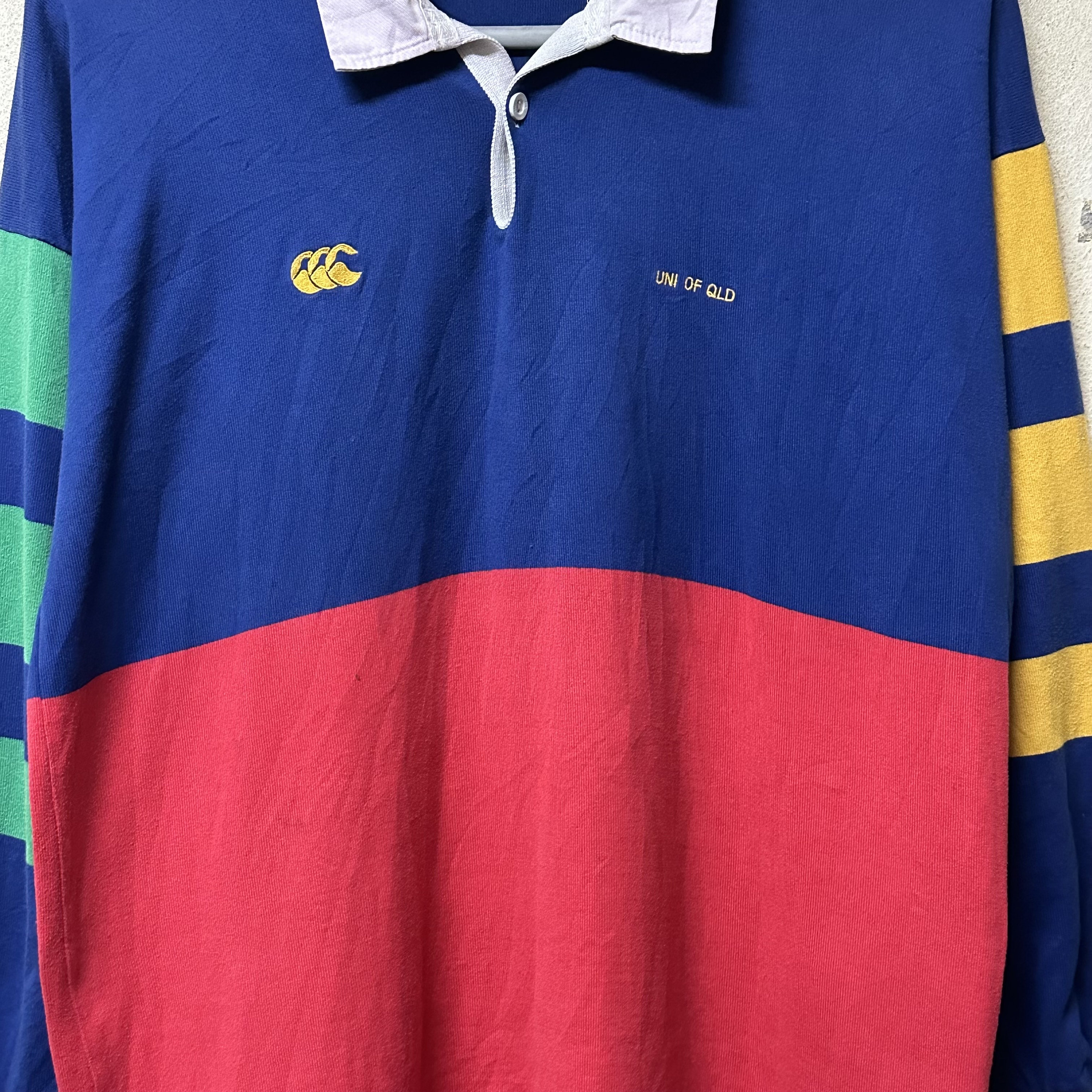 MY0509■COTTONTRADARS■ラグビー アフリカ 90s 希少 Vintage 90s Canterbury of New Zealand Rugby Jersey / New