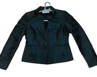 ヴィンテージISSEY MIYAKE ジャケット サイズ3 70s Vintage ISSEY MIYAKE Cropped Buttoned Tweed Jacket Made in
