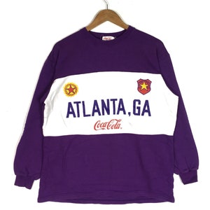 Vintage 90s Atlanta GA Coca-Cola Sweatshirt L size