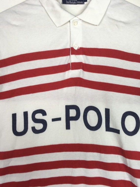 Vintage Rare Polo Ralph Lauren US-Polo polo shirt… - image 2
