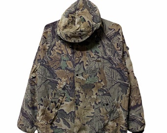 Vtg 80s Woolrich Duck Camo Hunting Streetwear Jacket Made in USA